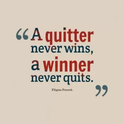A Winner Never Quits