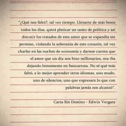 Cartas sin destino