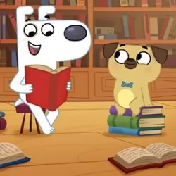 Dog Loves Books