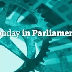 Monday in Parliament