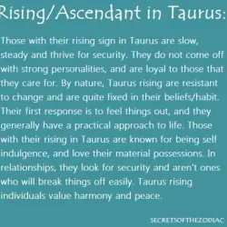 Taurus Rising
