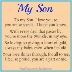 Thank You, My Son