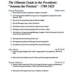 The Ultimate Guide to the Presidents