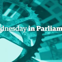Wednesday in Parliament